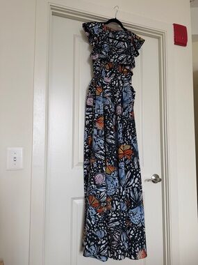 aqua black backless dress Aqua Women's Black Exposed Back Halter Neck Evening Gown Dress Size 0 NWT